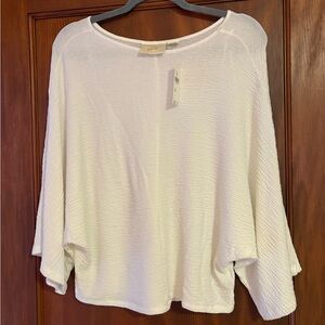 NWT! Anthropologie Maeve off white blouse Sz XS
